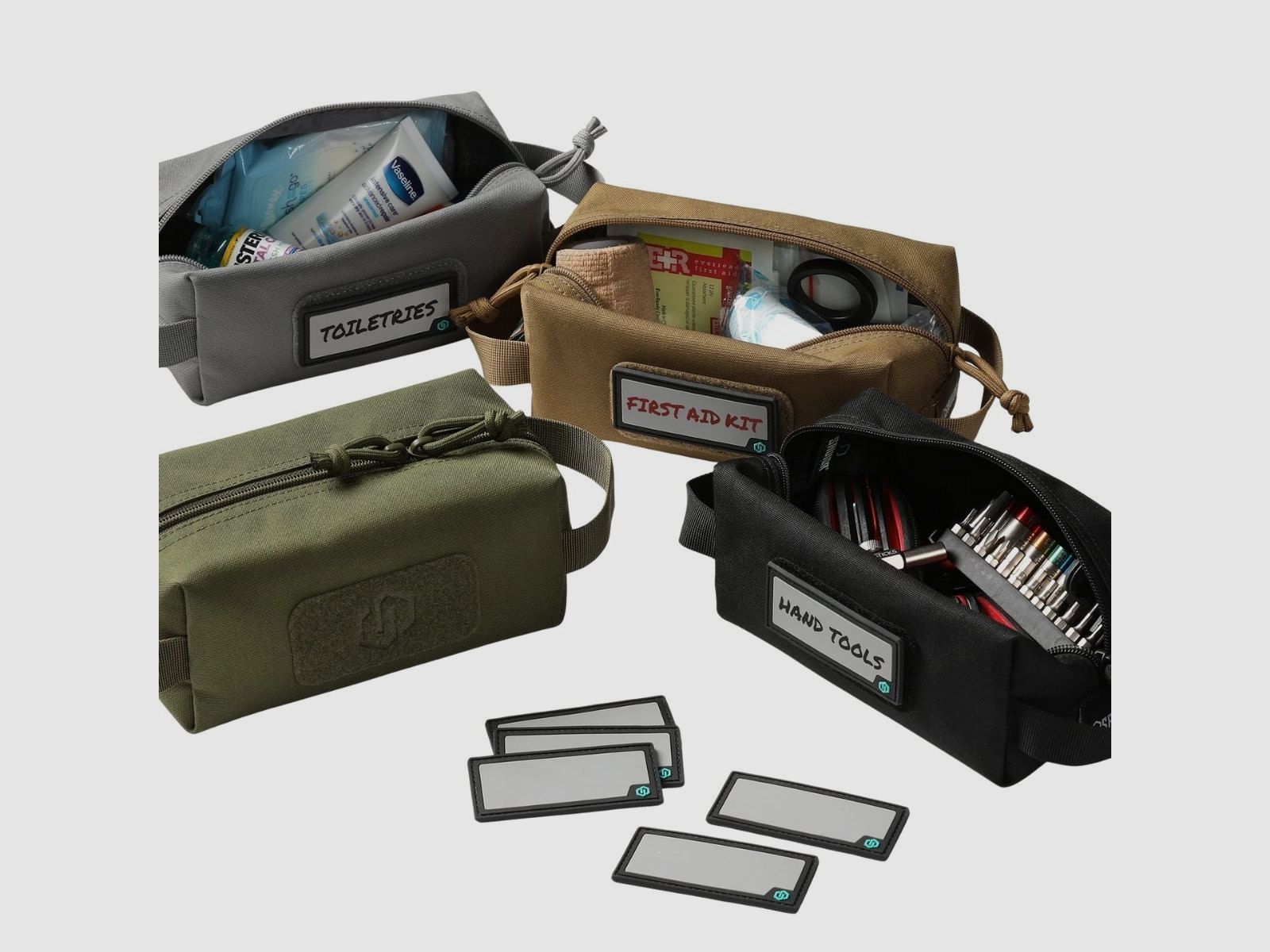 Savior – Borsa per munizioni – Loose Sac – Soft Ammo Carrier confezione da 4 – Grigio – SP-AMST-4P-GS, immagine 5 di 6