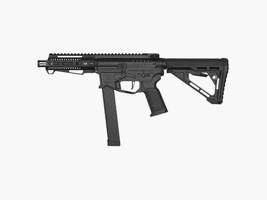 Zion Arms PW9 Mod 1 Airsoft Replica - Short Handguard Black - Realistic and High-Performance for Precision Shooting