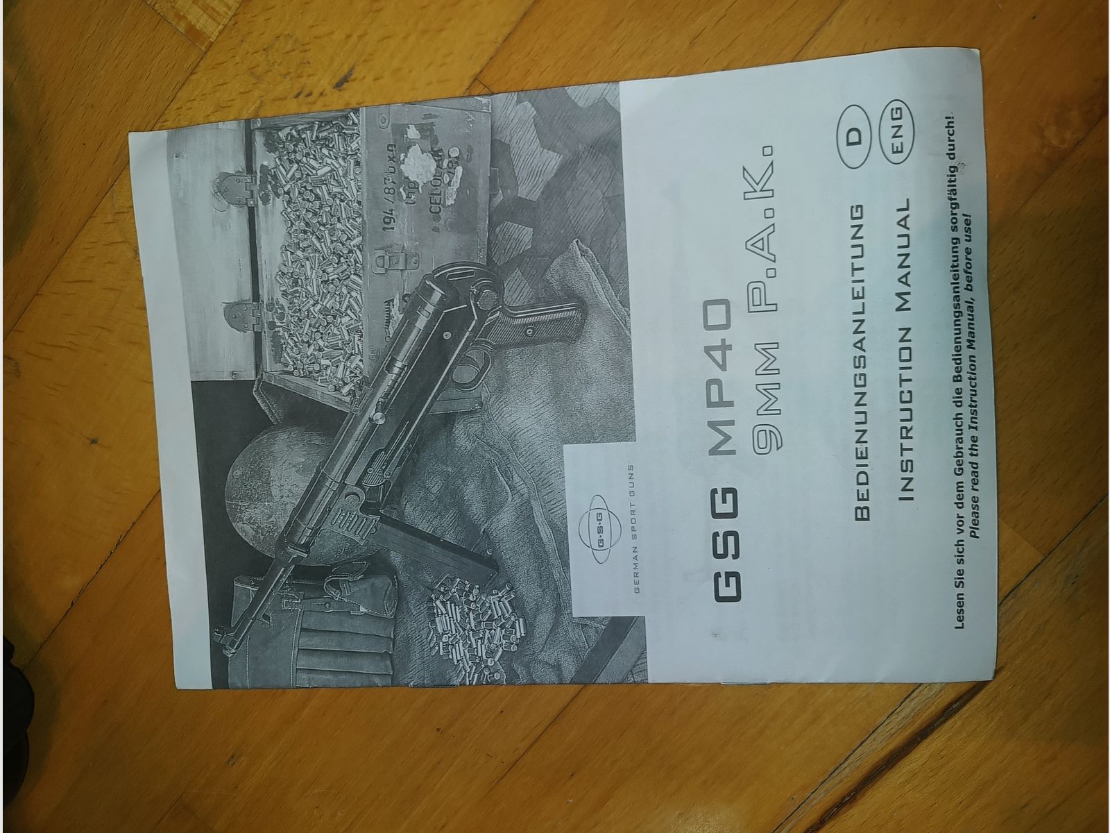 GSG MP 40 Maschinenpistole 40 9mm PAK MP4