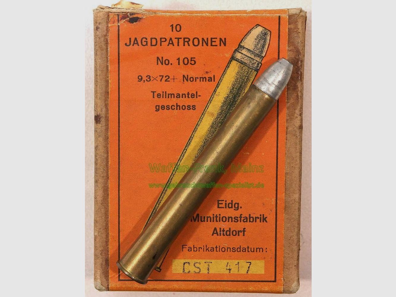 Switzerland - Manufacturer unknown cartridge cases