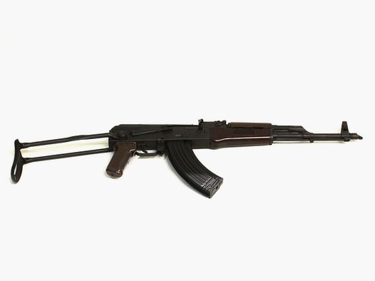 SL Gewehr AKMS (AK47) Rumänisch, semiauto nachträglich, 7.62×39, Underfolder Schaft