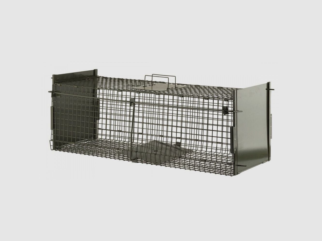 Faltbare Raubtierbox 2 Eingänge Käfig 100 cm, Bild 1 von 3