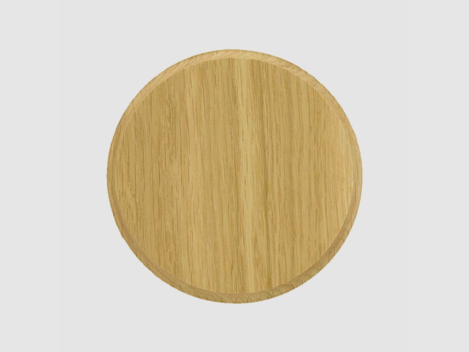 Trophäenschild für Keiler rund 16cm hell