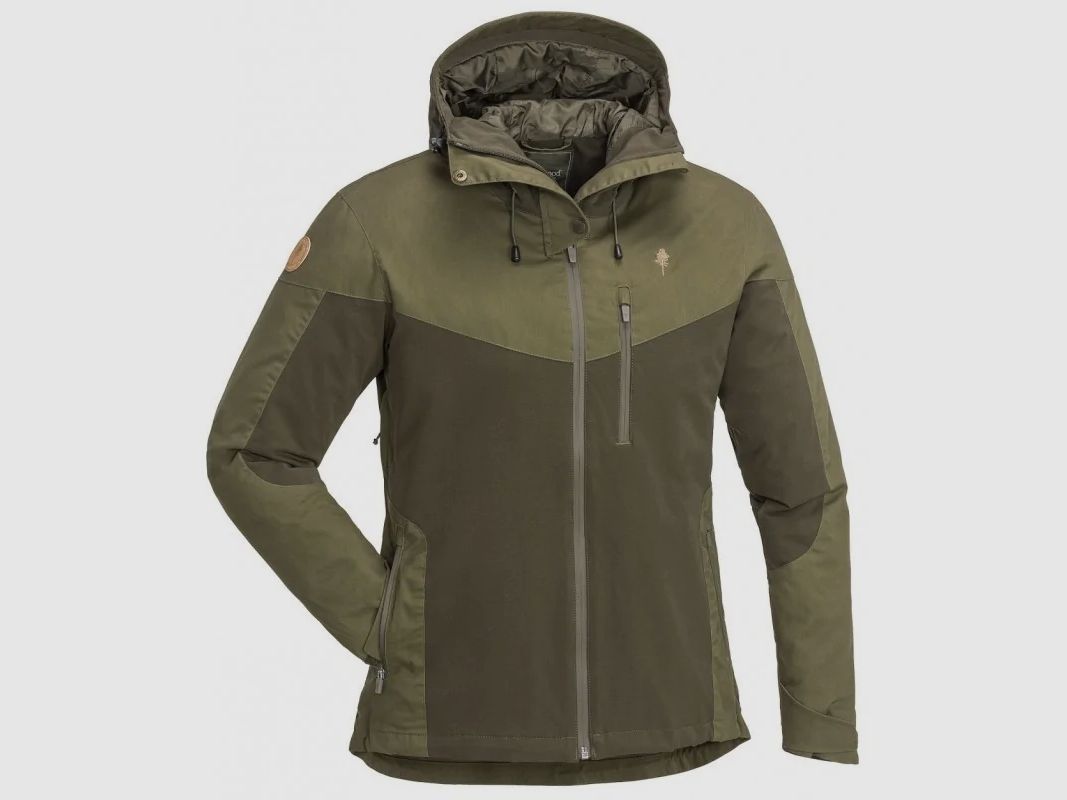 PINEWOOD Finveden Hybrid Extreme Women's Hunting Jacket Dark Olive / Hunting Olive, image 1 of 2