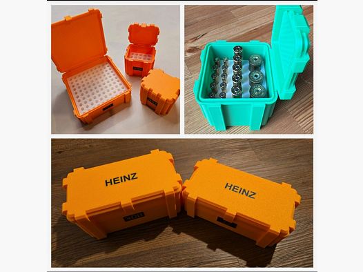 Boîte à munitions / caisse à munitions imprimée en 3D pour chasseurs et tireurs sportifs