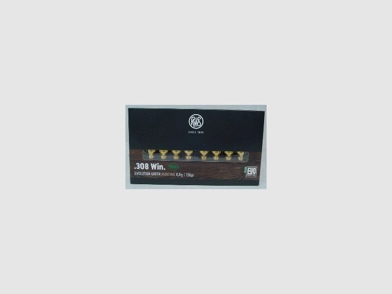 RWS .308Win EvoGreen 8,8g/136gr (a20)