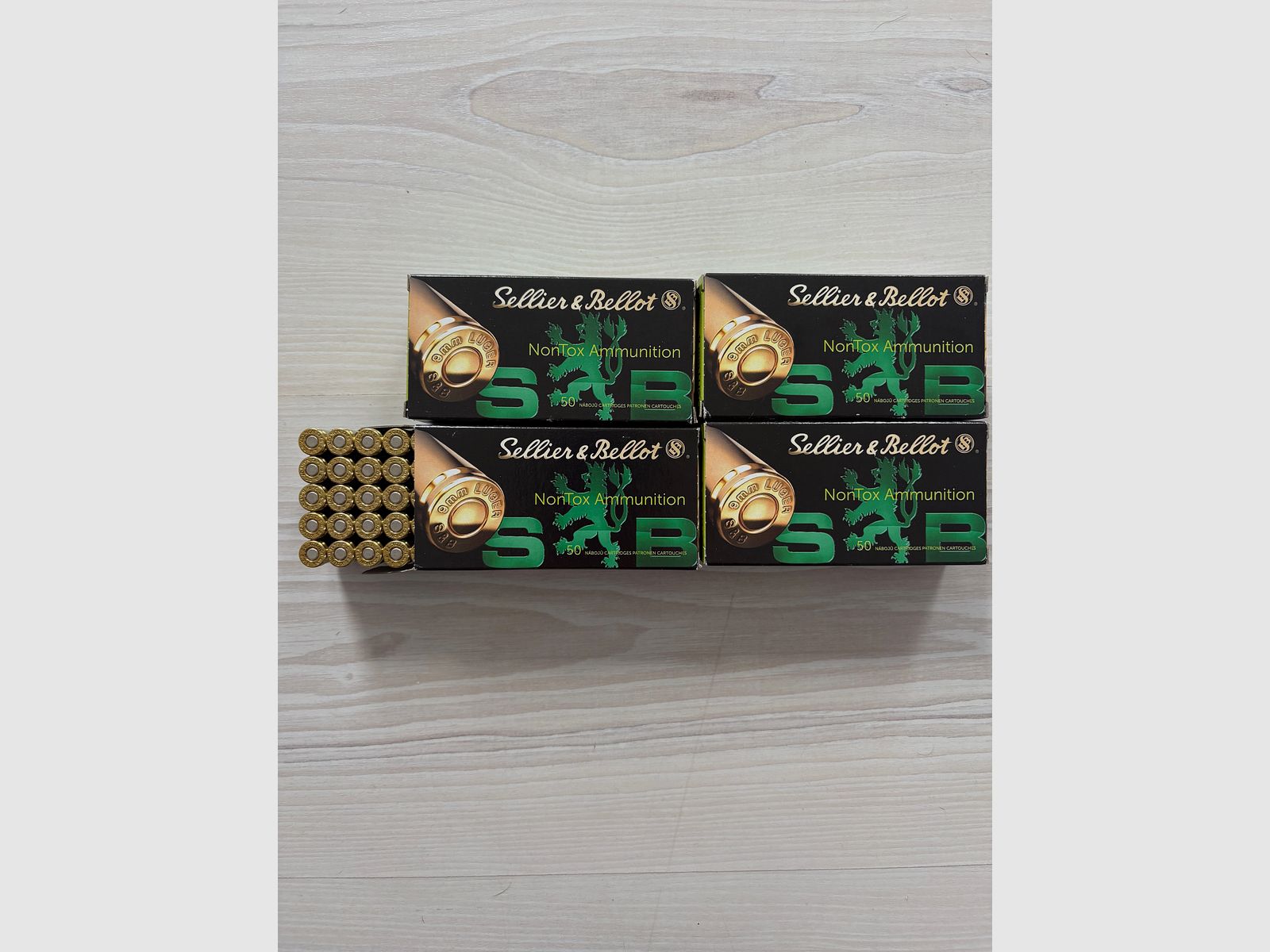 9mm Luger/Para S&B Nontox 115gr