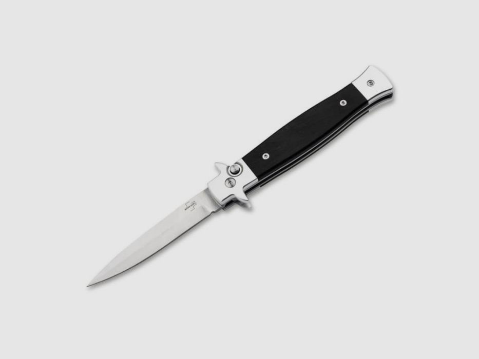 Cuchillo de bolsillo Böker Plus Stiletto Ebony, imagen 1 de 4