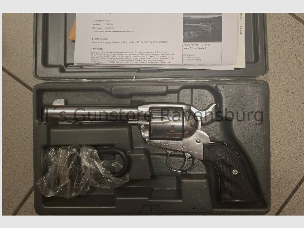 Ruger New Vaquero 5 1/2" .357Mag