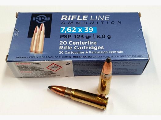 PPU PSP 123gr (8.0g) 20 rounds