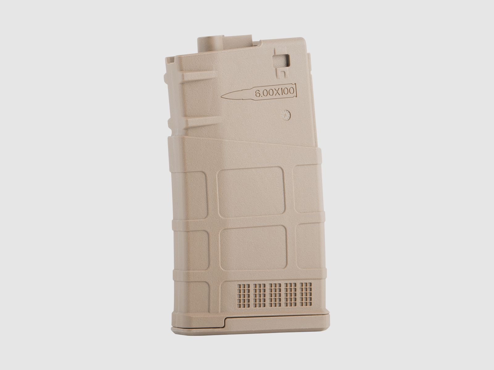 Ares High Cap AR-308 Magazin 130 Schuss 6mm dark earth - Airsoft AEG / S-AEG