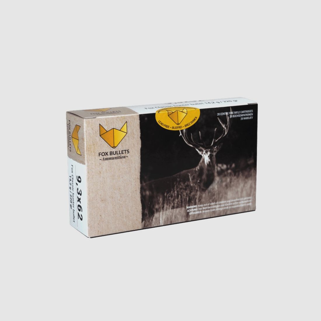 Fox Classic Hunter 9.3×62 14.2g, Bild 1 von 2