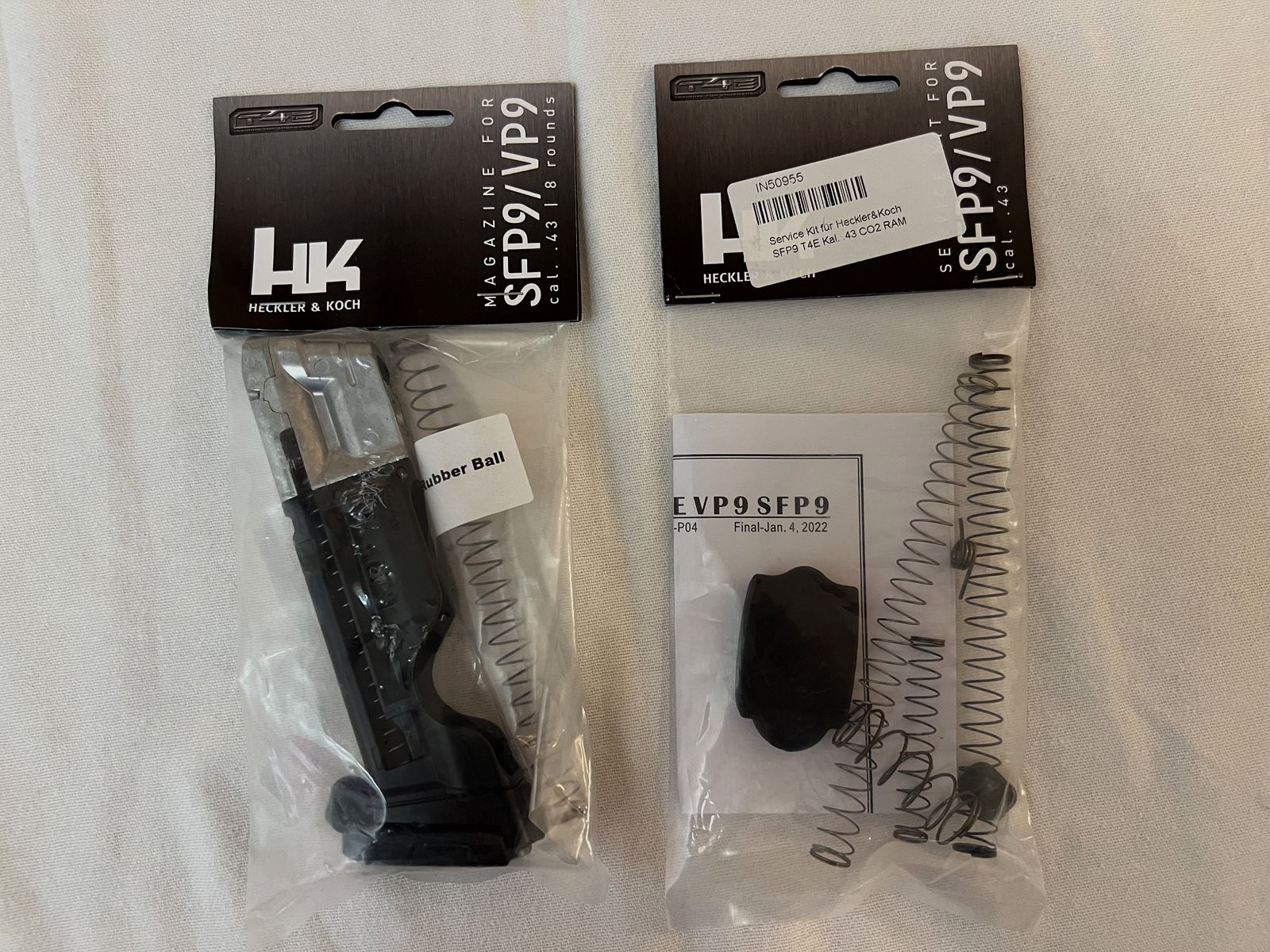 Umarex Heckler und Koch SFP9 T4E RAM caricatore di ricambio e kit di servizio NP 80€