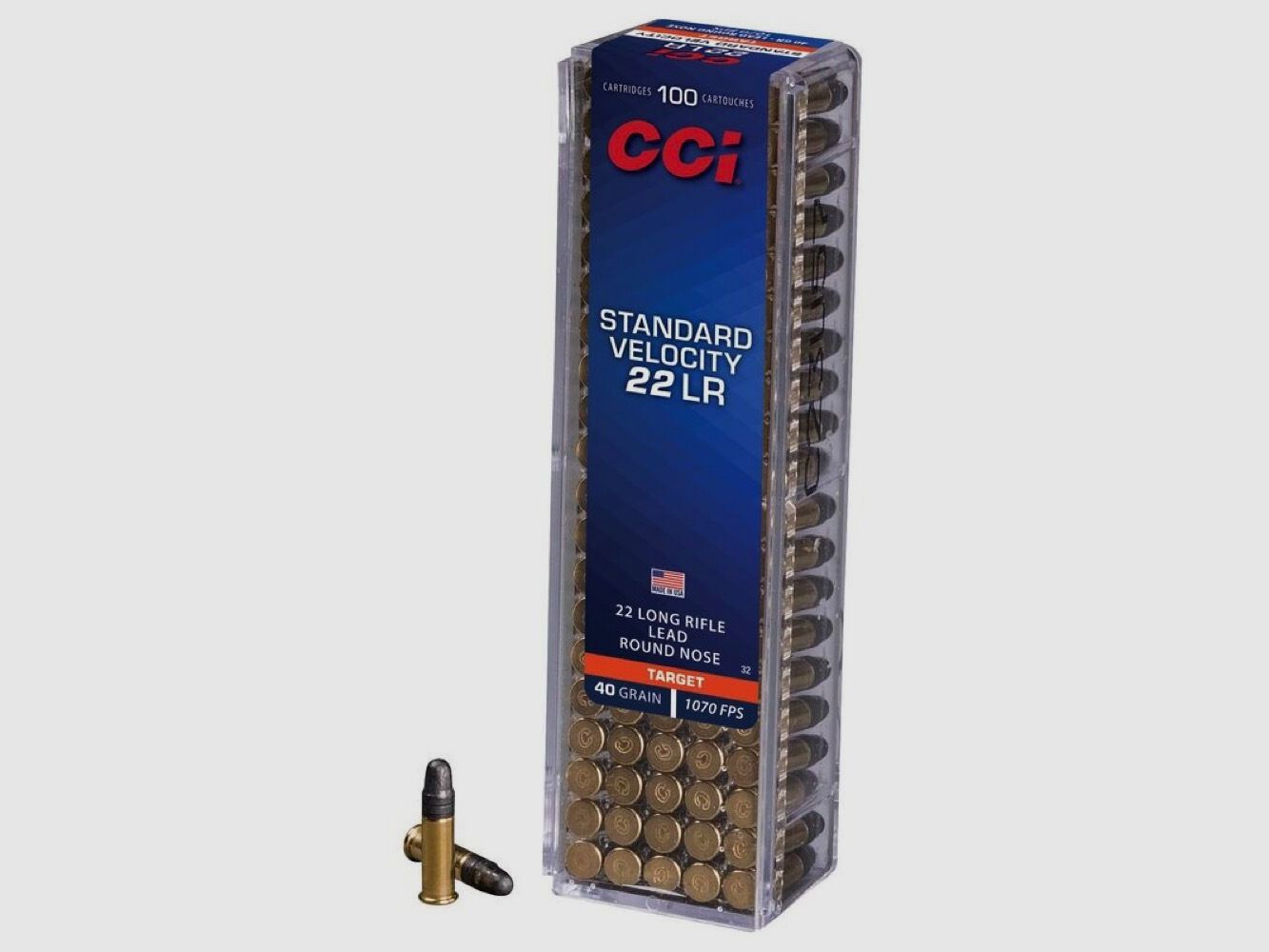 CCI Standard LRN 40grs 100pcs .22lr, image 2 sur 2