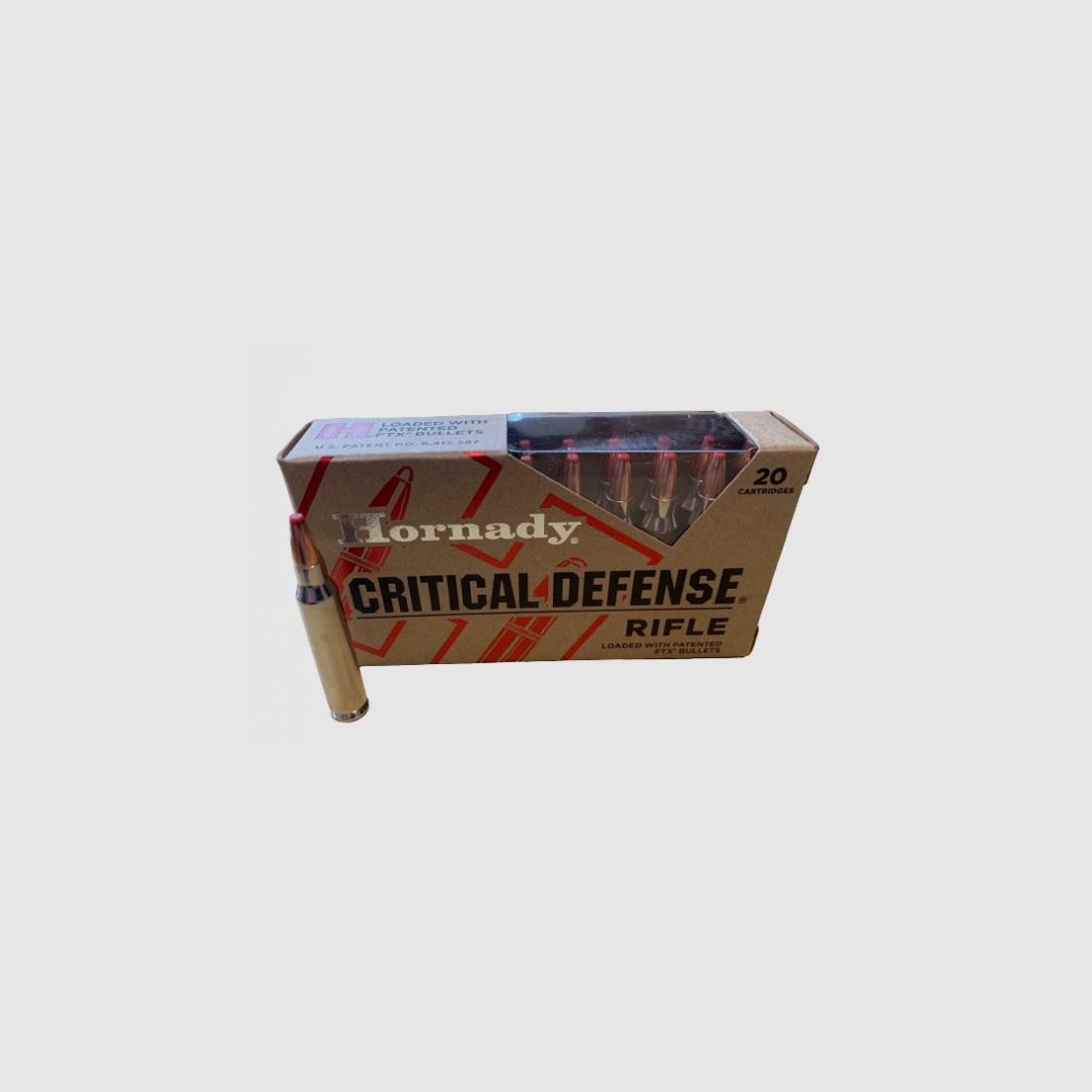 HORNADY CRITICAL DEFENSE - .223REM - 55GRS. - FTX - 20 PATRONEN