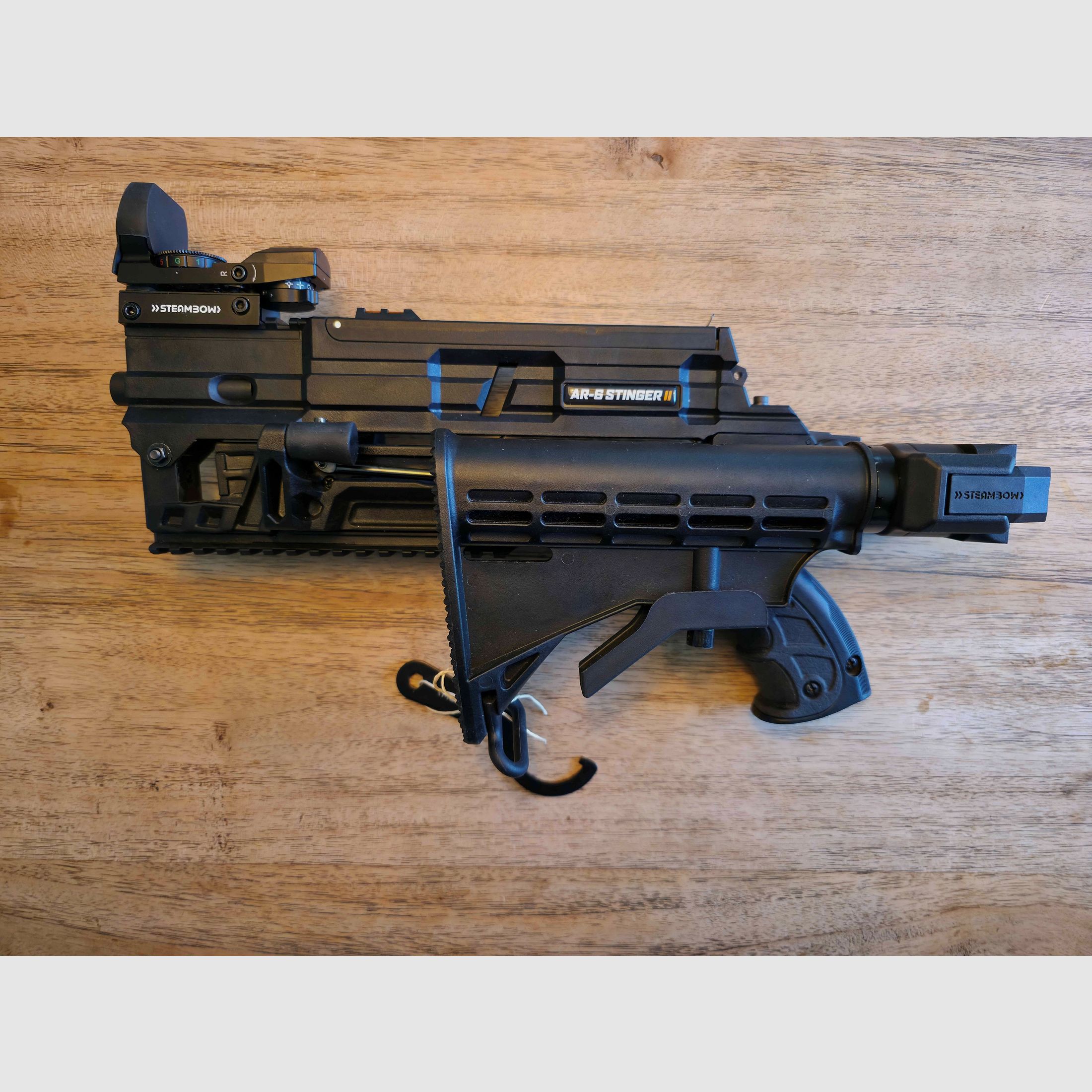 Steambow AR-6 Stinger II Tactical - SET - Viel Zubehör!