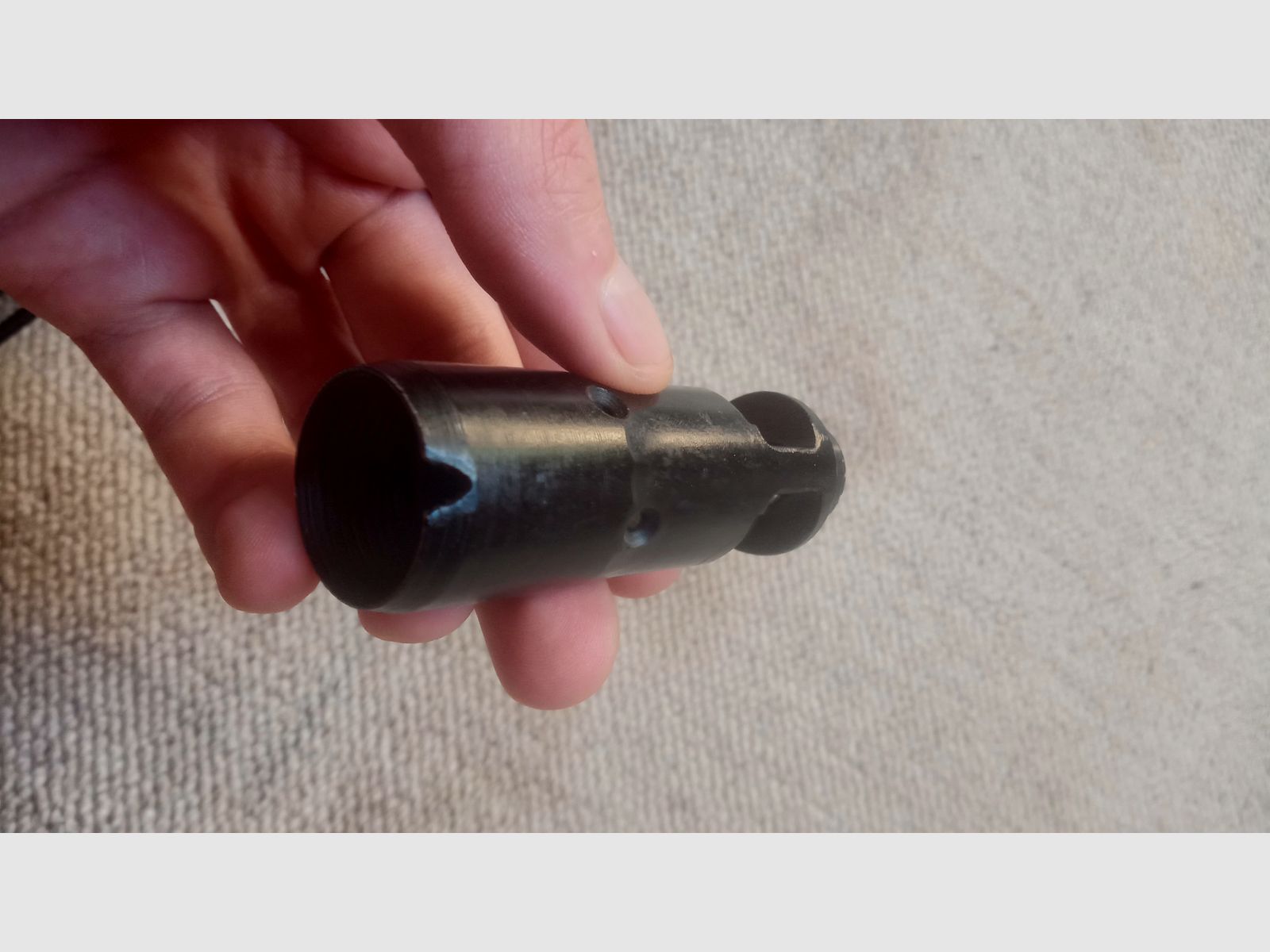 AK-100 24x1,5 Gewinde Flash Hider von Izhmash mit Produktionsnummer (Kompensator / Mündungsbremse / Mündungsfeuerdämpfer)
