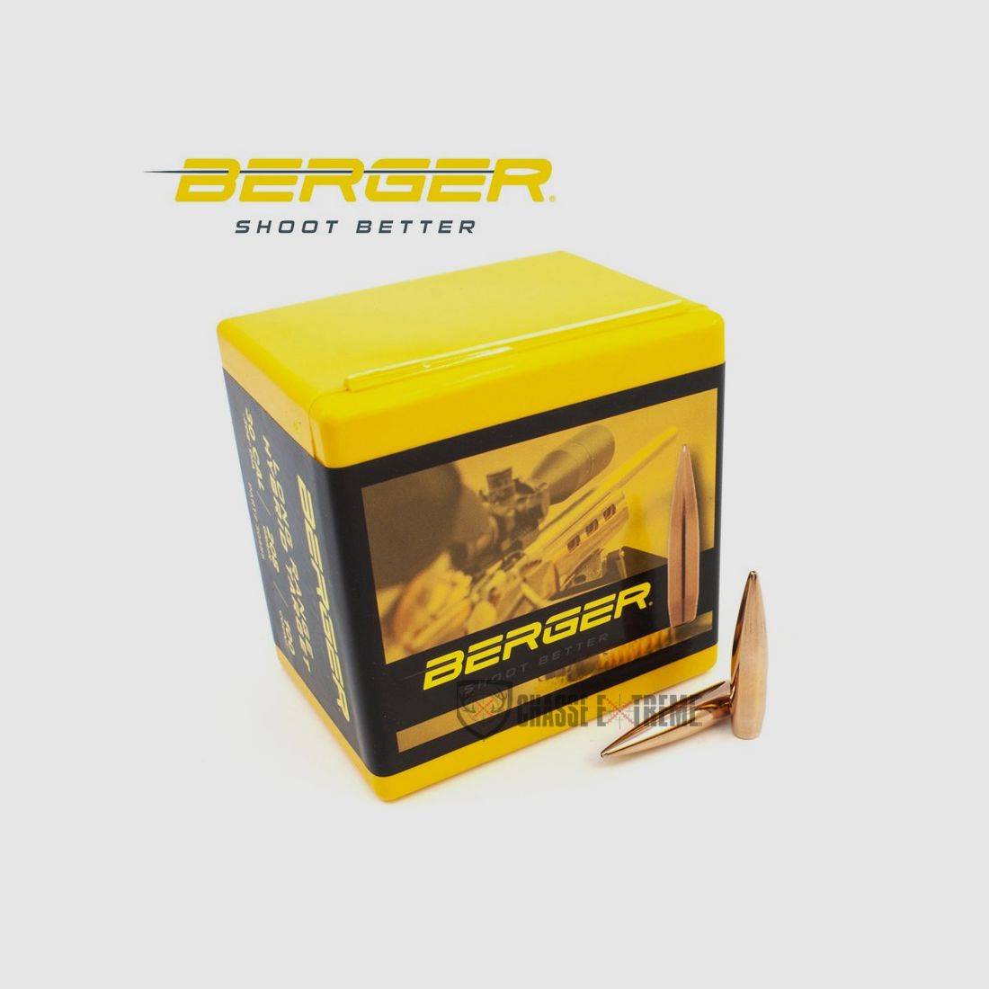 100 Proiettili BERGER Cal 30 208gr Hybrid Target, immagine 1 di 2