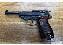 P 38 ac 43 - pistola semiautomática 9mm Luger - Wehrmacht número coincidente - aceptación WaA / P38