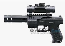 Walther NightHawk CO2 Pistolet 4,5 mm Diabolo, oksydowany