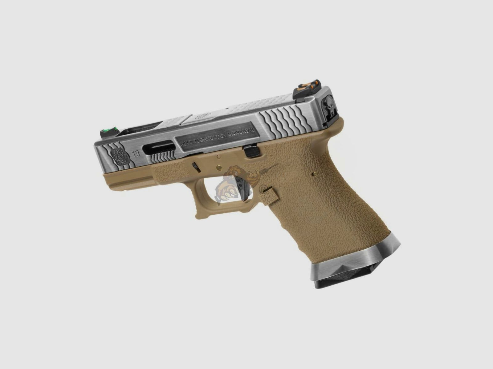 WE Custom 19 Metall Version Dual Tone Desert GBB -F-