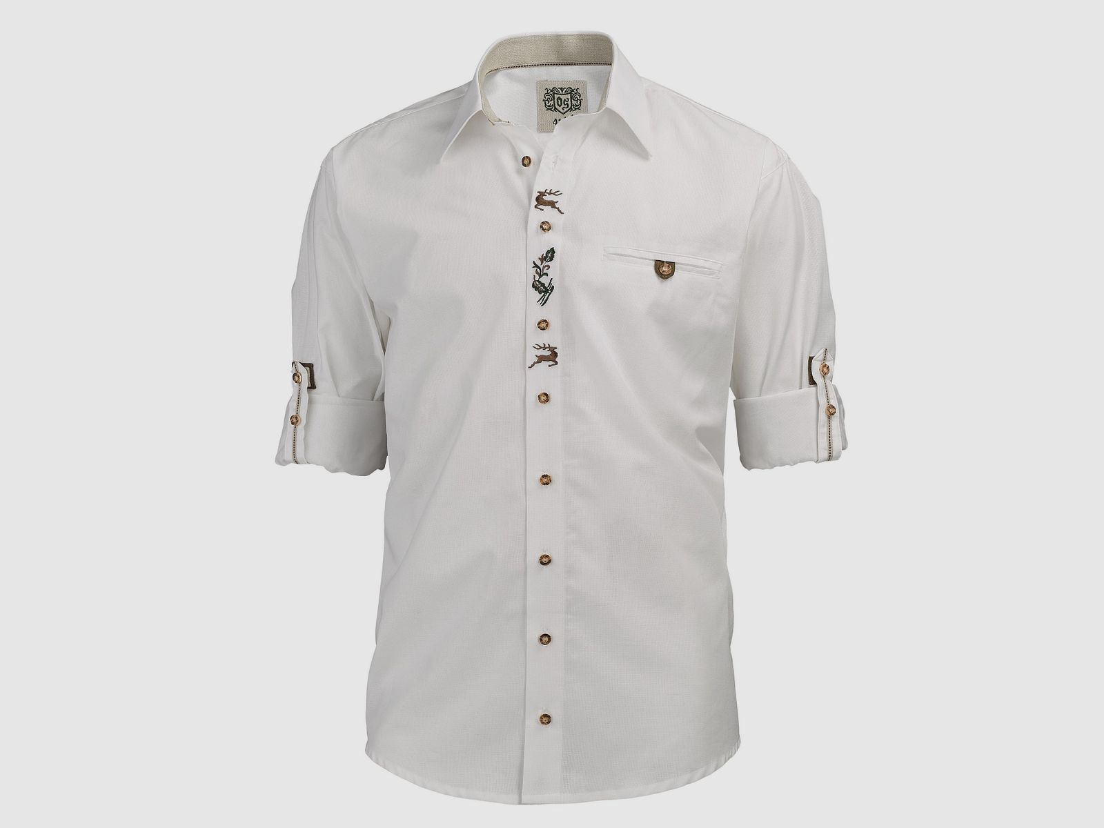 OS-Trachten Herren-Langarmhemd