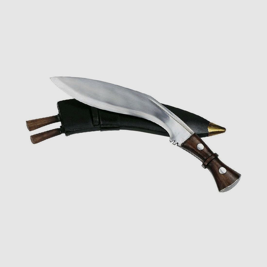 Gurkha mit zwei kleinen Beimessern