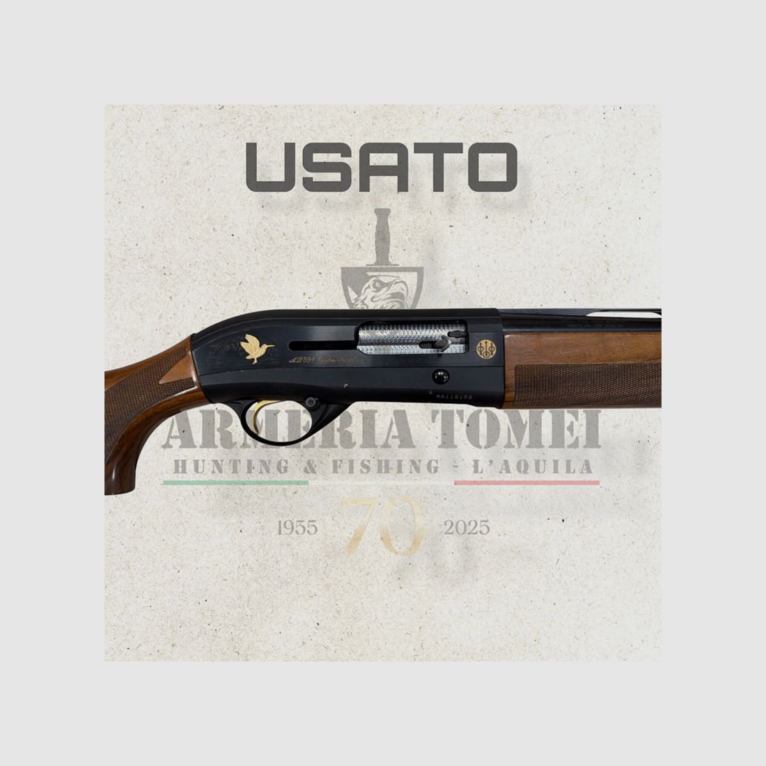 USATO – FUCILE SEMIAUTOMATICO – BERETTA MOD. AL391 URIKA cal. 12, immagine 2 di 6