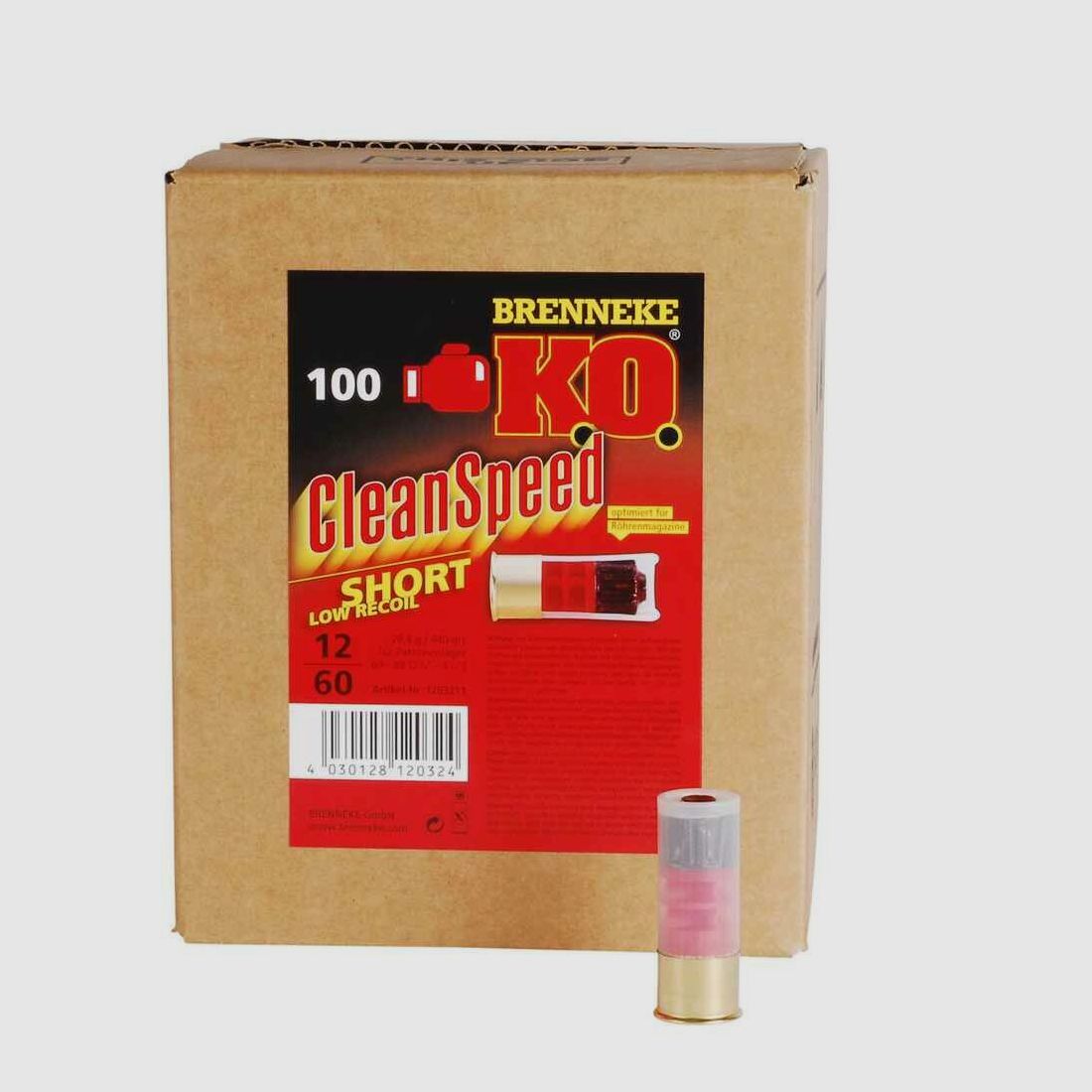 Brenneke Brenneke K.O. CleanSpeed Short per fucile a ripetizione