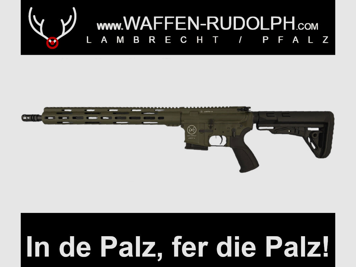 LUX DEF TEC LDT L5L OD GREEN mit langen Handguard AR15 16,75" ABSOLUTER KNALLER bei WAFFEN RUDOLPH... gibts in der PFALZ nur HIER!!!