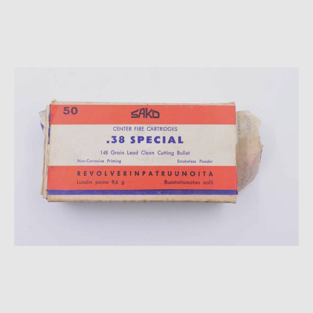 Sako - Finlande cartouches de revolver .38 Special WC