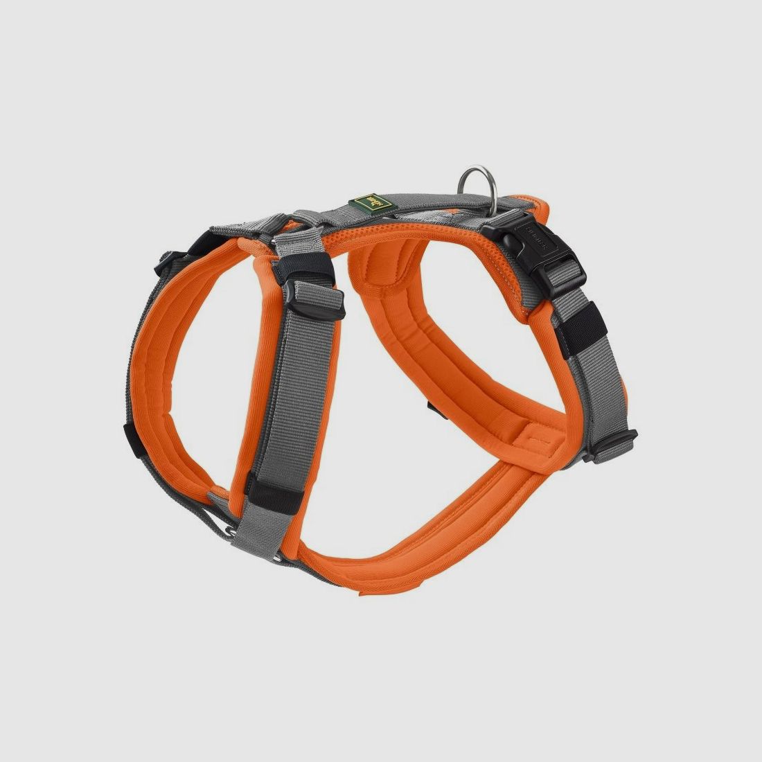Hunter Geschirr Maldon Up Orange/Grau M-L
