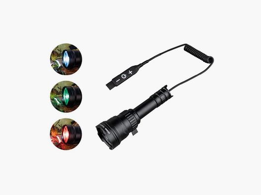 Dörr LED Jagd Zoom Taschenlampe Tricolor SET