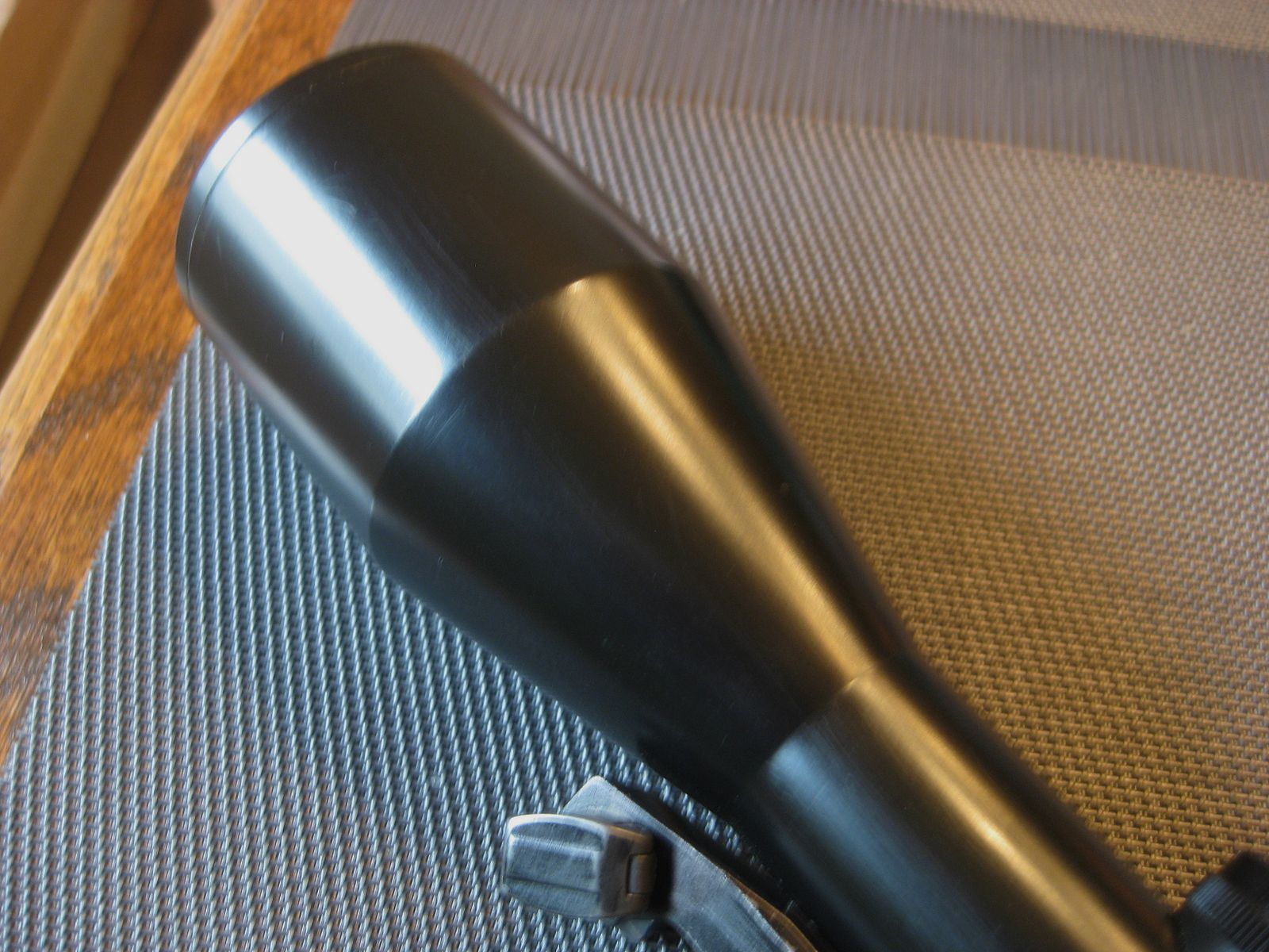 Gebrauchter KLASSIKER. Das Schmidt&Bender 3-12x50 mit Absehen-1 (ähnlich ZEISS-Diavari Absehen) inkl. älterer Blaser-Sattelmontage! Kein Swarovski-LEICA-Kahles-Nickel