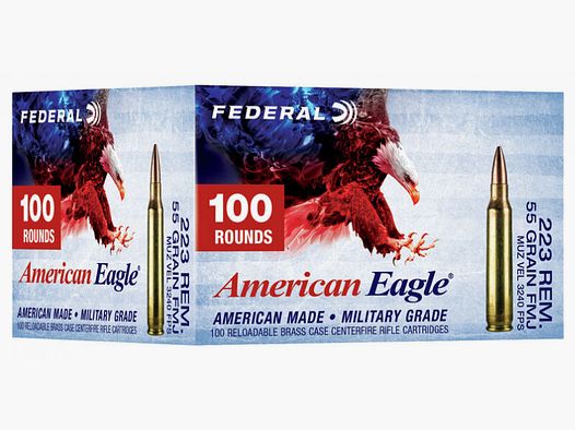 .223 Rem FMJ 3.56g / 55grs box / 100