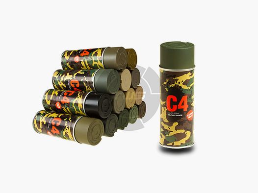 C4 Mil Grade Color Spray – Bronzegrün RAL 6031