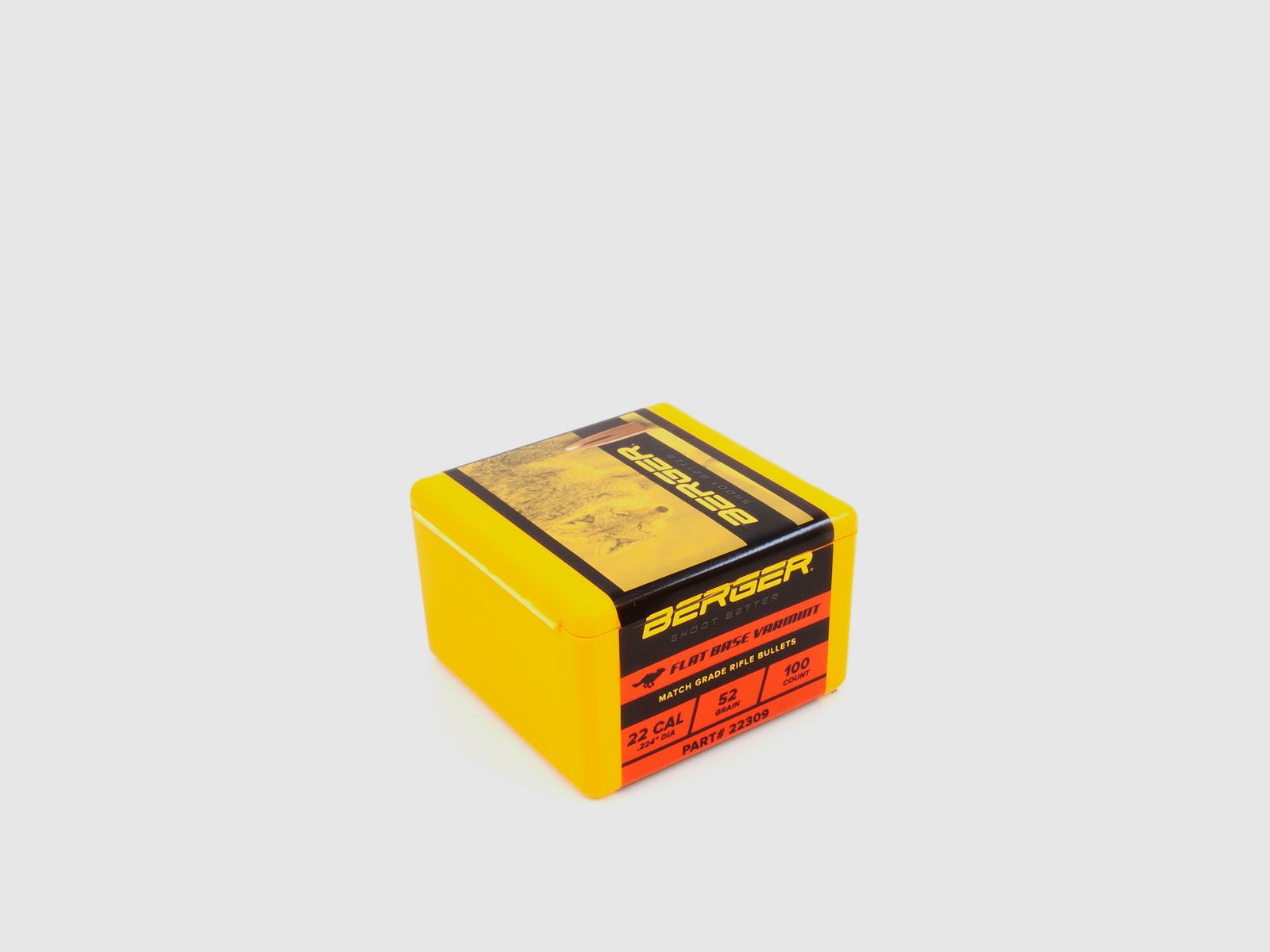 Berger Geschoss .22 FB Varmint 52GR 100 Stück