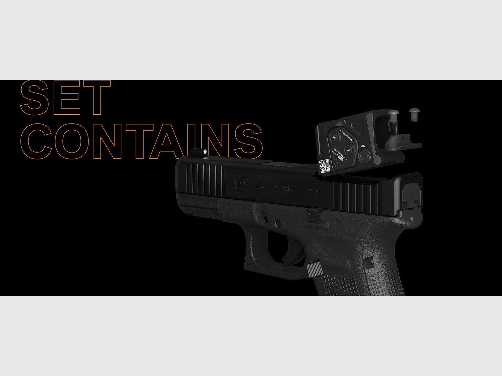 PISTOLET GLOCK 45 FS A-CUT COMBO AIMPOINT COA, image 3 sur 6
