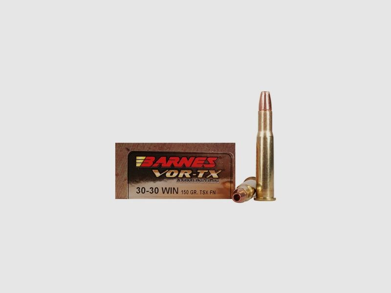 Barnes VOR-TX .30-30 Win. 150GR TSX Flat Nose 20 cartuchos