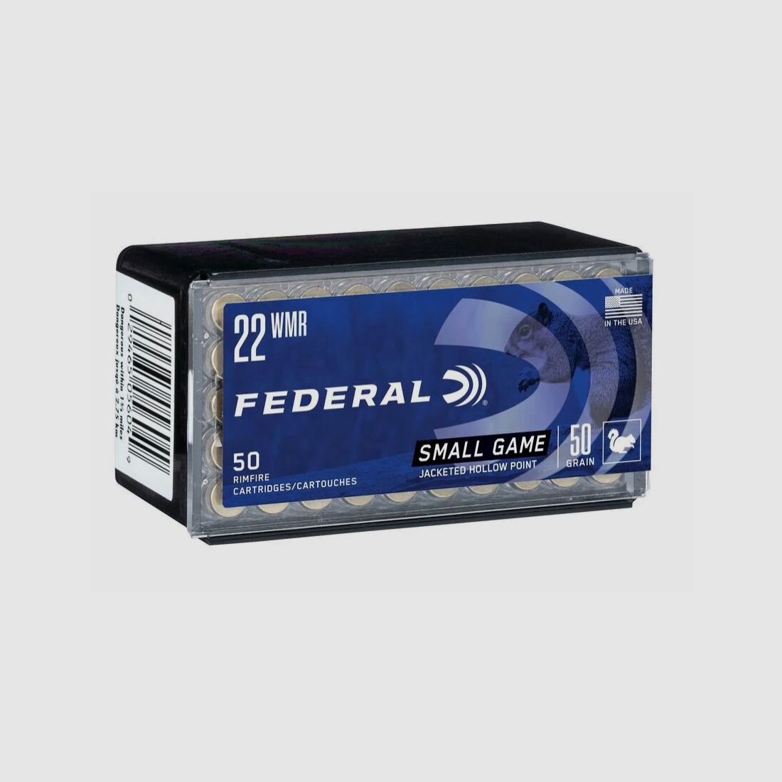 Federal Ammunition 303757 PEQUEÑO JUEGO .22 WMR 50gr JHP 50 cartuchos