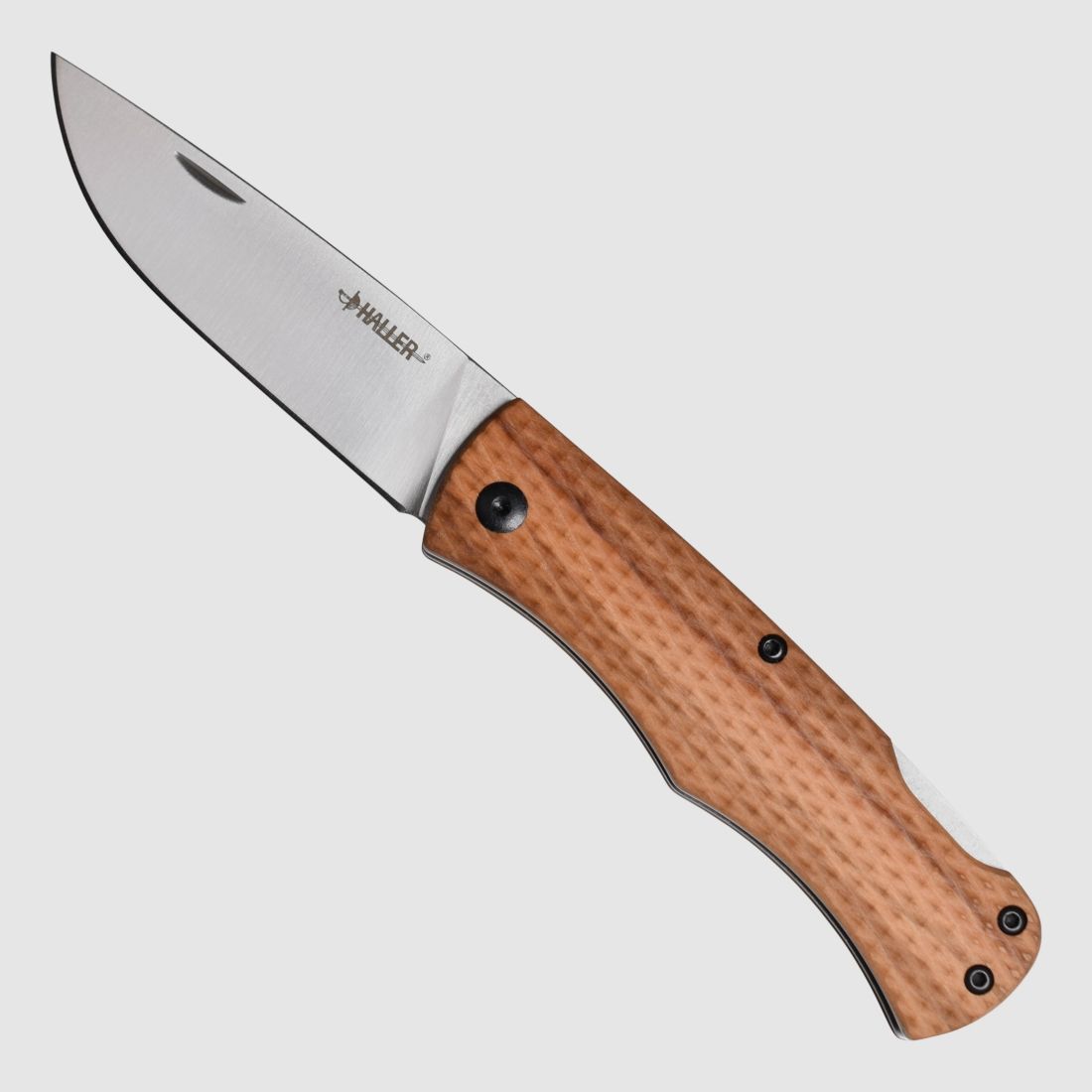 Taschenmesser mit Olivenholz Griff 42a konform legal fhren