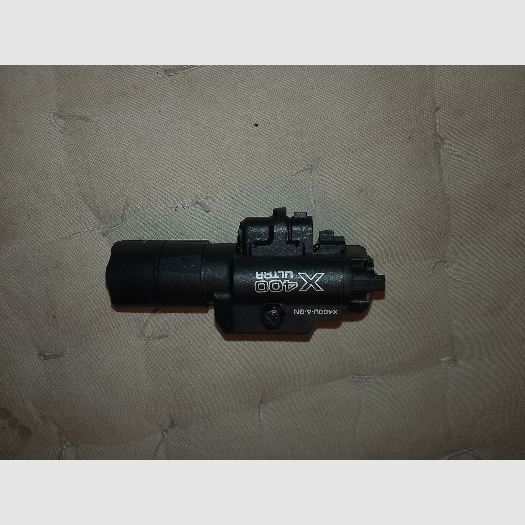 LED flashlight combination with red laser Picatinny universal lamp like new