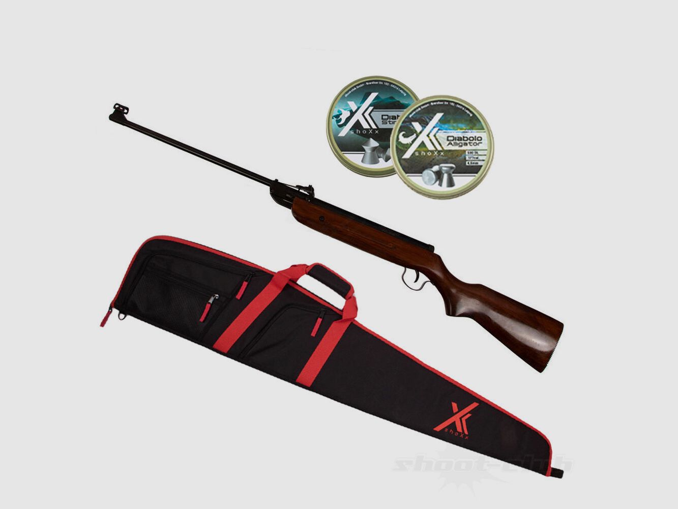 Norconia B2 Luftgewehr Kaliber 4,5 mm Futteral Set