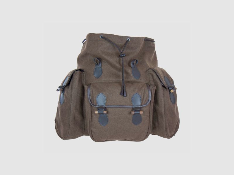 Sac à dos de chasse silencieux en loden de luxe, marron - WAIDMANN, image 2 sur 12