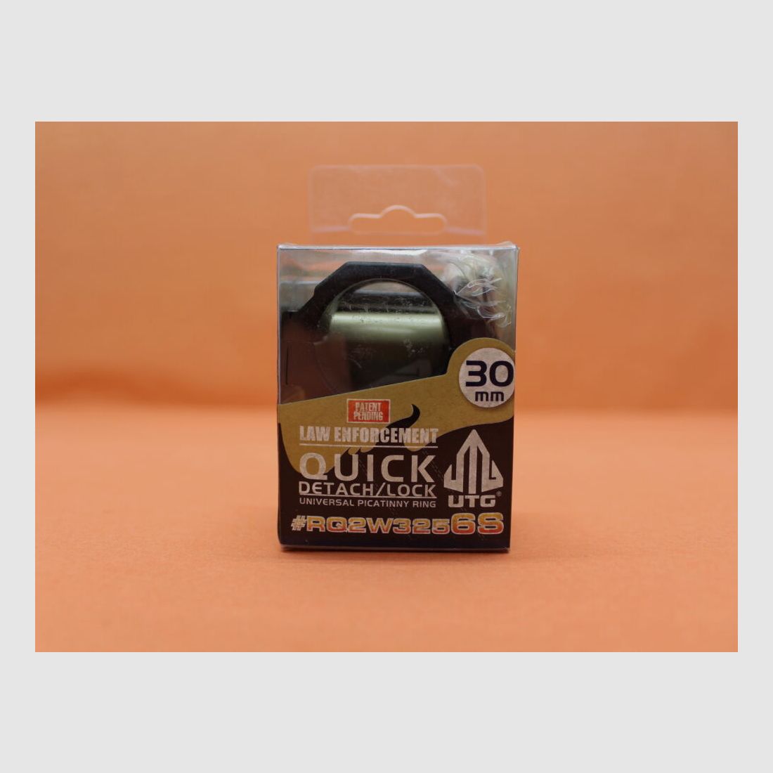 UTG - Leapers UTG QD Montażowy pierścień 30mm Wysoki (RQ2W3256S) Szybkie odczepianie/zamknięcie dla profilu Picatinny BH=25mm