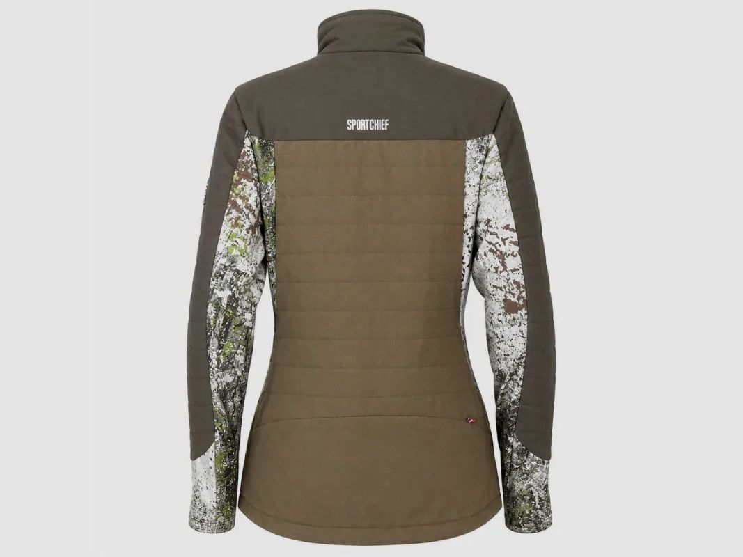 Damenjacke Kate Jagd Polyester Primaloft Gold Camo Ripper, Bild 10 von 13