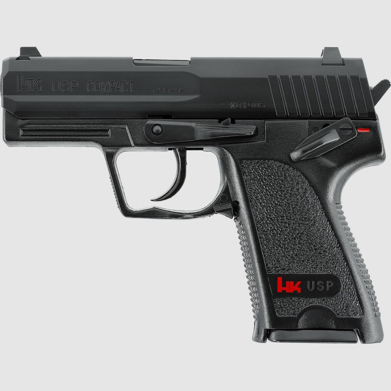 Heckler & Koch USP Compact, < 0,5 J, Federdruck