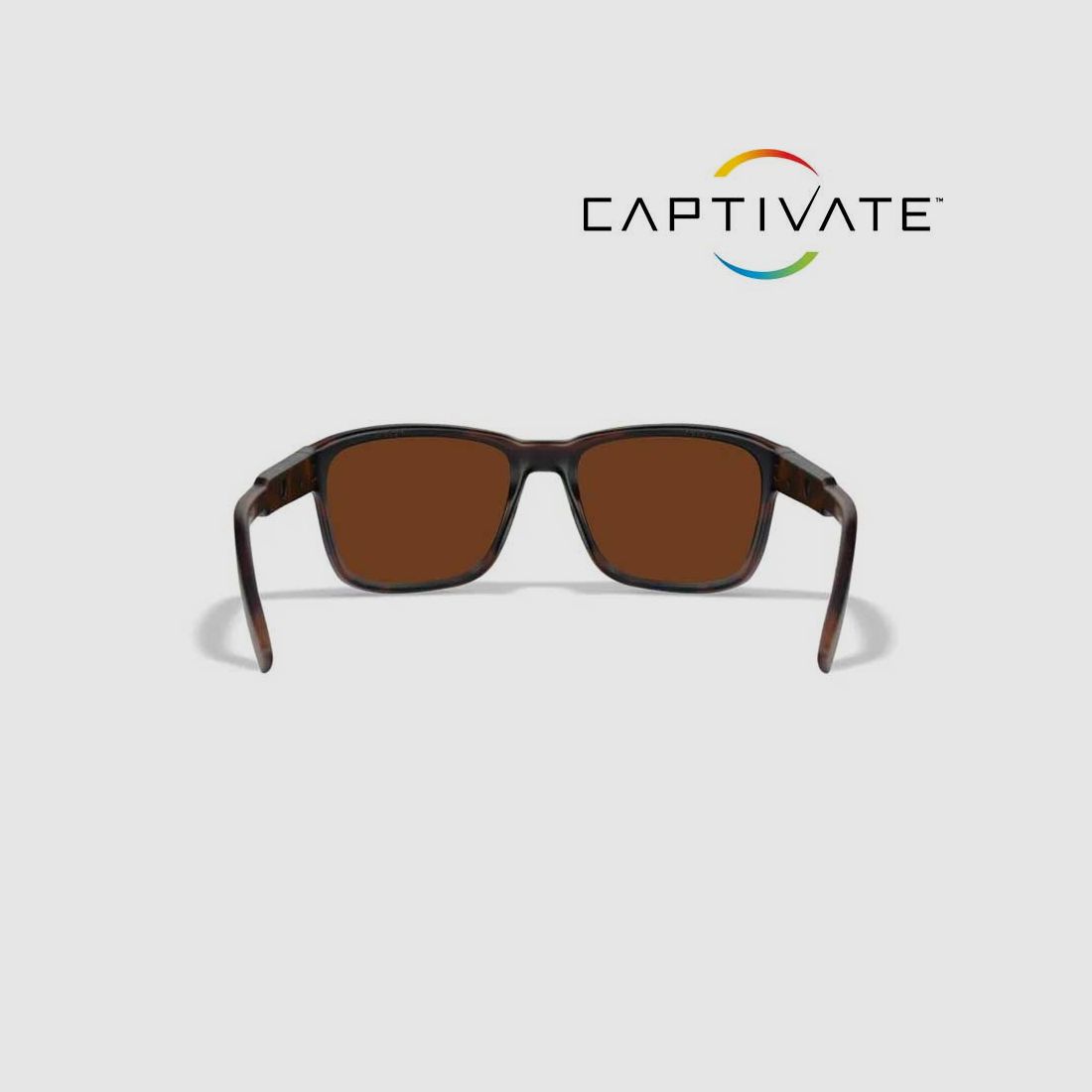 Wiley X Trek zonnebril met bruine CAPTIVATE™ Polarized Copper-lenzen, Matte Havana Brown montuur, afbeelding 3 van 4