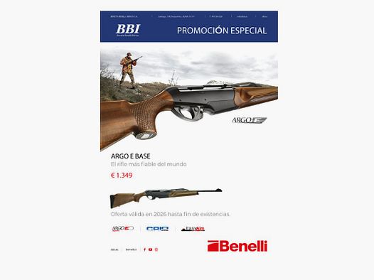 Büchse Benelli Argo E Base