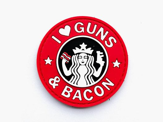 J'aime les patchs de pistolets et de bacon pourrissant